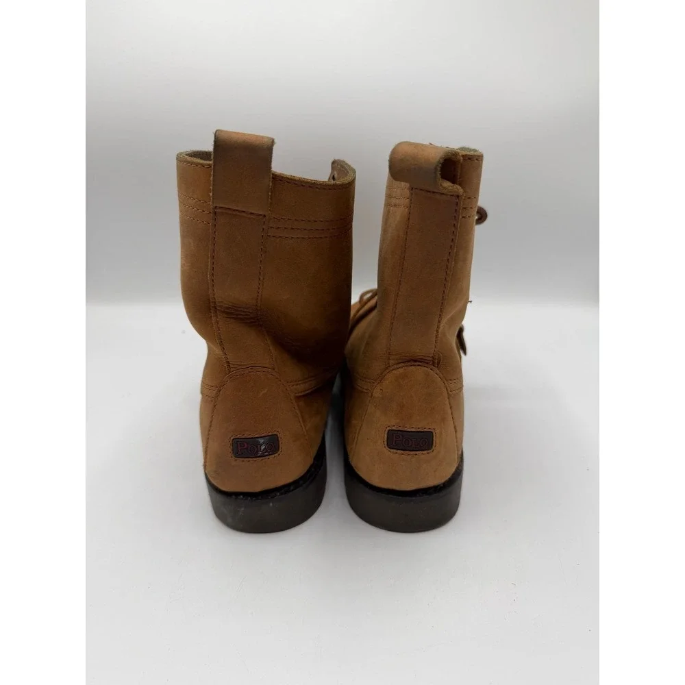 100% AUTHENTIC Ralph Lauren Polo Ranger Tan Boots 812089030 236 Size 13D